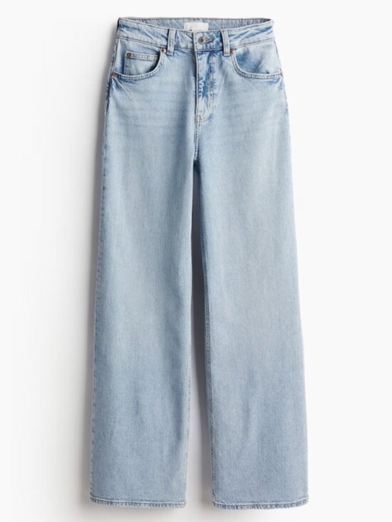 H&M Denim - H&M Divided Straight Leg Jeans in Light Wash NEW